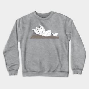 Australia's Sydney Opera House Geo Crewneck Sweatshirt